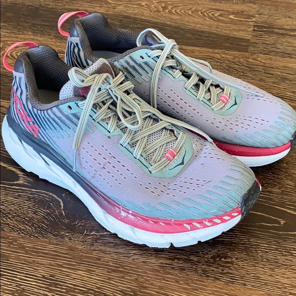 hoka clifton 5 dusty pink